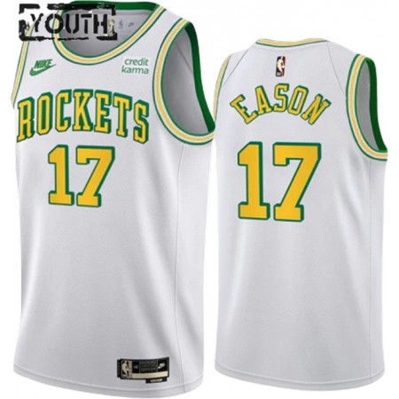 Dres Houston Rockets Tari Eason 17 Nike 2022-23 Classic Edition Bijela Swingman - Dječji